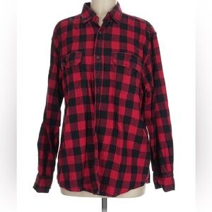 Faded Glory Mens Flannel Size L